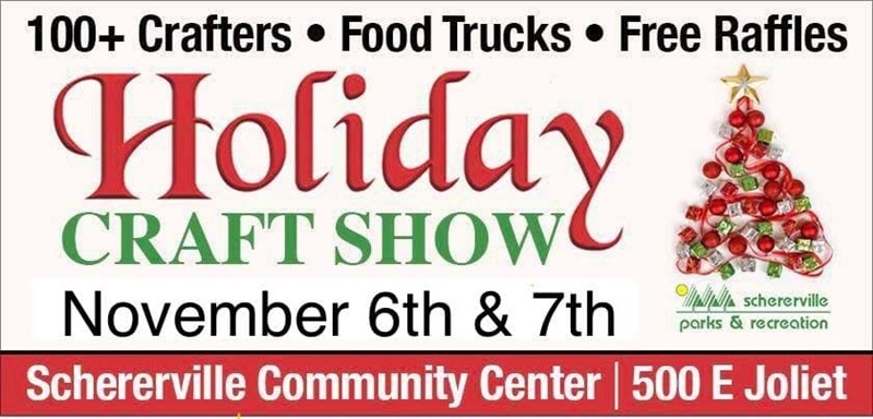 Holiday Craft Show Advertisement, features text describing the event with the same details as the event posting.